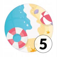 Plastry ochronne na sensor Freestyle Libre 2 - Plaża