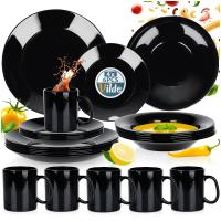 Набор посуды полный набор сервиз Обеденная тарелка тарелки глубокий десерт 24el