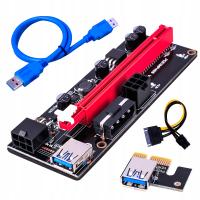 RISER PCI-E 1x-16x USB SATA 6PIN MINING BITCOIN