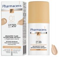 PHARMACERIS F жидкость для интенсивного покрытия SPF 20 01 IVORY 30 мл