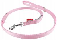 Champion Smycz dla Psa Taśmowa Regulowana 225cm Taśma 1,6cm Różowa