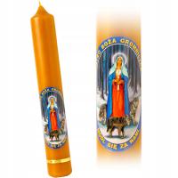 Традиционная классическая свеча с натуральным ароматом воска 20x3cm