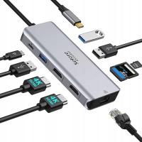 Selore 9 w 1 HUB USB-C – Wielofunkcyjny adapter do laptopa