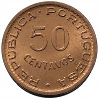 44883. Timor Portugalski - 50 centavo - 1970r.