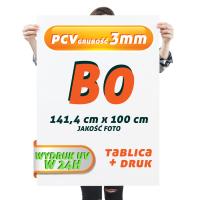 Druk UV PCV 3mm B0 100x141,1Tablica Szyld Plansza wydrukiem Płyta reklamowa