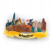 Магнит покрашенный панорама Вроцлав