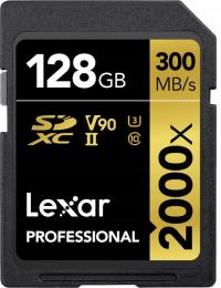 Karta pamięci Lexar SDXC Pro 2000X UHS-II U3 R300/W260 (V90) 128GB