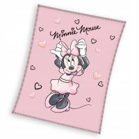 Kocyk Coral MYSZKA MINNIE MOUSE Koc 130x170 cm