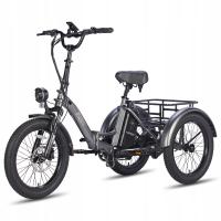 Fafrees tricycle 48V 500W folding bike electric bicycle 3-wheel fat bike
