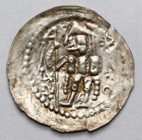 1738. Bolesław V Wstydliwy, Brakteat Kraków - Rycerz z chorągwią