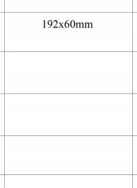 Etykiety naklejki do drukarki 400x 19x6cm