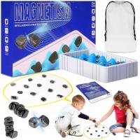Magnetyczna gra w szachy planszowa kamienie gra strategiczna MAGNETIC 1-4os