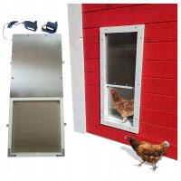 Автоматическая дверь курятника по размеру куры гуси утки польский производитель
