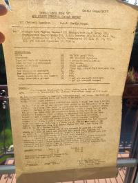 Dywizjon 307 303 RAF raport bojowy 24.04.1945 r.