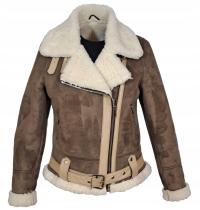 Pilotka Kożuszek Damski 40 LEKKI CIEPŁY RAMONESKA ZIMOWA WYGODNA NOWA PL