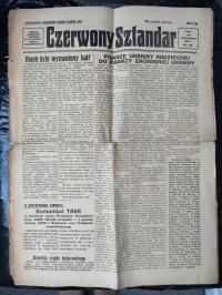 Przedwojenna Gazeta Czerwony Sztandar 20 października 1939