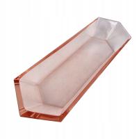 Pojemnik szklany toaletowy na grzebienie Art Deco lata 30 /40