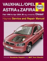 VAUXHALL/OPEL ASTRA+ZAFIRA DIESEL (FEB 98 - Apr 04