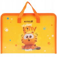 TECZKA SZKOLNA Z RĄCZKĄ GRUBA XL A4 KOTEK GARFIELD KITE