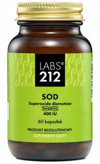 LABS212 SOD Dysmutaza ponadtlenkowa TetraSOD ANTYOKSYDANT ENZYMY Odporność