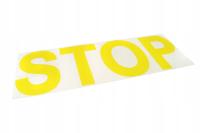 Naklejka podłogowa STOP ŻÓŁTA / BHP