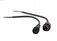 Герметичный разъем 12 мм 2pin с проводом