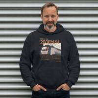 Bluza męska z kapturem Lokomotywa Griffin 200 - Czarny, XL