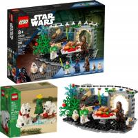 LEGO STAR WARS ŚWIĄTECZNA DIORAMA SOKÓŁ MILENNIUM 40658 + LEGO 40571 ZESTAW