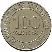 44860. Peru - 100 soli - 1982r.