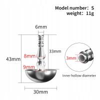 Męska metalowa wtyczka cewki moczowej, ciesząca się stymulacją prącia