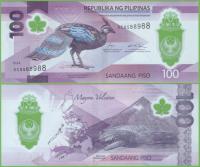 FILIPINY 100 PISO 2024 P-W238 UNC POLIMER