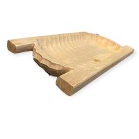 TACA DESKA SERWOWANIA PODAWANIA OZDOBA PREZENT DREWNIANA NATURALNA 30 CM