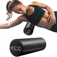 ROLLER WAŁEK DO MASAŻU ĆWICZEŃ z wypustkami CARE+ CZARNY 45 CM