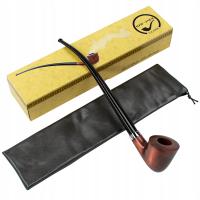 Курительная трубка деревянная груша длинная 25 см CHURCHWARDEN KAFpipe