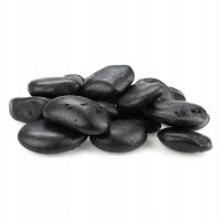 Аквариум камень валун черный глянец 1 кг