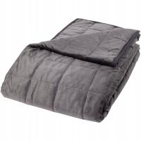 KOŁDRA OBCIĄŻENIOWA KOC PLUSZOWY SENSORYCZNY DWUSTRONNY 140 x 200 cm 7 kg