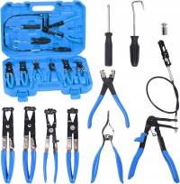 Szczypce do opasek przegubów Luxtom zestaw 9 el. obrotowe 18-54 mm