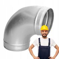 Фи 100 – 90 градусов штемпелюя локоть вентиляции гальванизированный