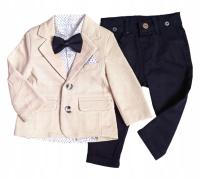 Wizytowy Garnitur Chłopięcy 4el. rozm 68-74 cm