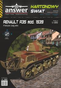 Czołg Renault R35 mod. 1939 Answer 1:25