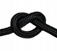 Lina pleciona polipropylenowa 4mm czarna Sznurki24