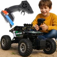 DUŻY SAMOCHÓD ZDALNIE STEROWANY NA PILOTA AUTO AUTKO R/C TERENOWY 4x4 METAL