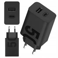 Motorola MC-502 TurboPower 50 DUO SJMC502 | podwójna ładowarka 50W | kabel