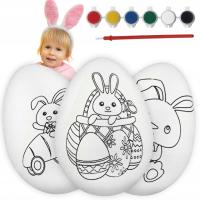 Творческий набор для рисования пасхальных яиц Яйца краски DIY творческий 3шт
