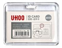 ETUI HOLDER POZIOMY NA KARTY RFID IDENTYFIKATOR PRZEPUSTKĘ UHOO 6023 NK234