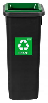 Корзина контейнер для мусора стекло 20л