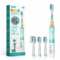 Звуковая зубная щетка для детей 3-12 лет Зеленая
