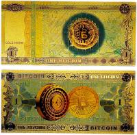 1 BITCOIN Ekskluzywny Banknot z PCV - Edycja Kolekcjonerska KRYPTOWALUTA