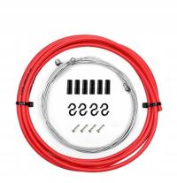 ZESTAW LINEK I PANCERZY DO HAMULCÓW TRLREQ CZERWONE