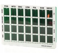 ОРГАНАЙЗЕР ДЛЯ ЛЕКАРСТВ ТАБЛЕТКИ ЛЕКАРСТВА 7 ДНЕЙ 4 ПОРЫ